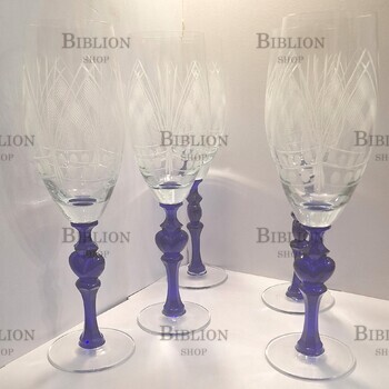 Набор праздничных бокалов, 5 шт (Винтаж) - Biblion.shop