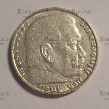 Монета 5 рейхсмарок (Германия, Третий Рейх 1936 г) - Biblion.shop