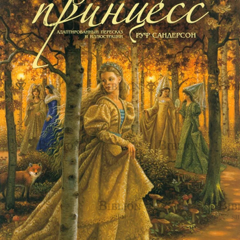 "Двенадцать танцующих принцесс" Пересказ и иллюстрации Руф Сандерсон (Гримм Якоб и Вильгельм) - Biblion.shop