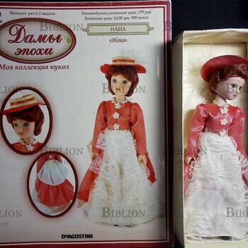 Журнал №22 Дамы эпохи "Нана" 2012 г +кукла - Biblion.shop