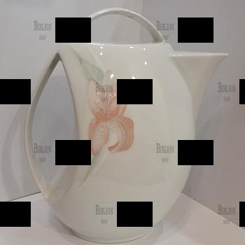 Винтажный кофейник"Лилия" (Богемский фарфор Carlsbad, 1950-1980 -е гг) - Biblion.shop