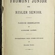 Fromont junior & Risler senior (Фромонт-младший и Рислер-старший) 1875 г Альфонс Доде (Прижизненное издание) - Biblion.shop 