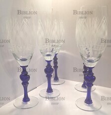 Набор праздничных бокалов, 5 шт (Винтаж) - Biblion.shop 