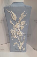 Ваза  винтажная, бисквит, кооператив "Глазурь",(СССР, 1988-1998 гг) - Biblion.shop 