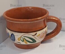 Кружка с узорами  (СССР,керамика,глазурь,роспись ) - Biblion.shop 