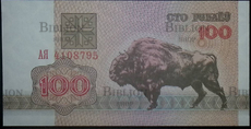 Банкнота 100 рублей, Беларусь (1992 г) - Biblion.shop 