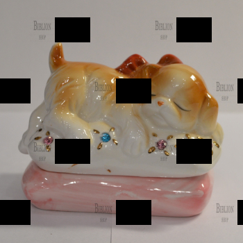 Шкатулка "Щенок" (Фарфор) - Biblion.shop 